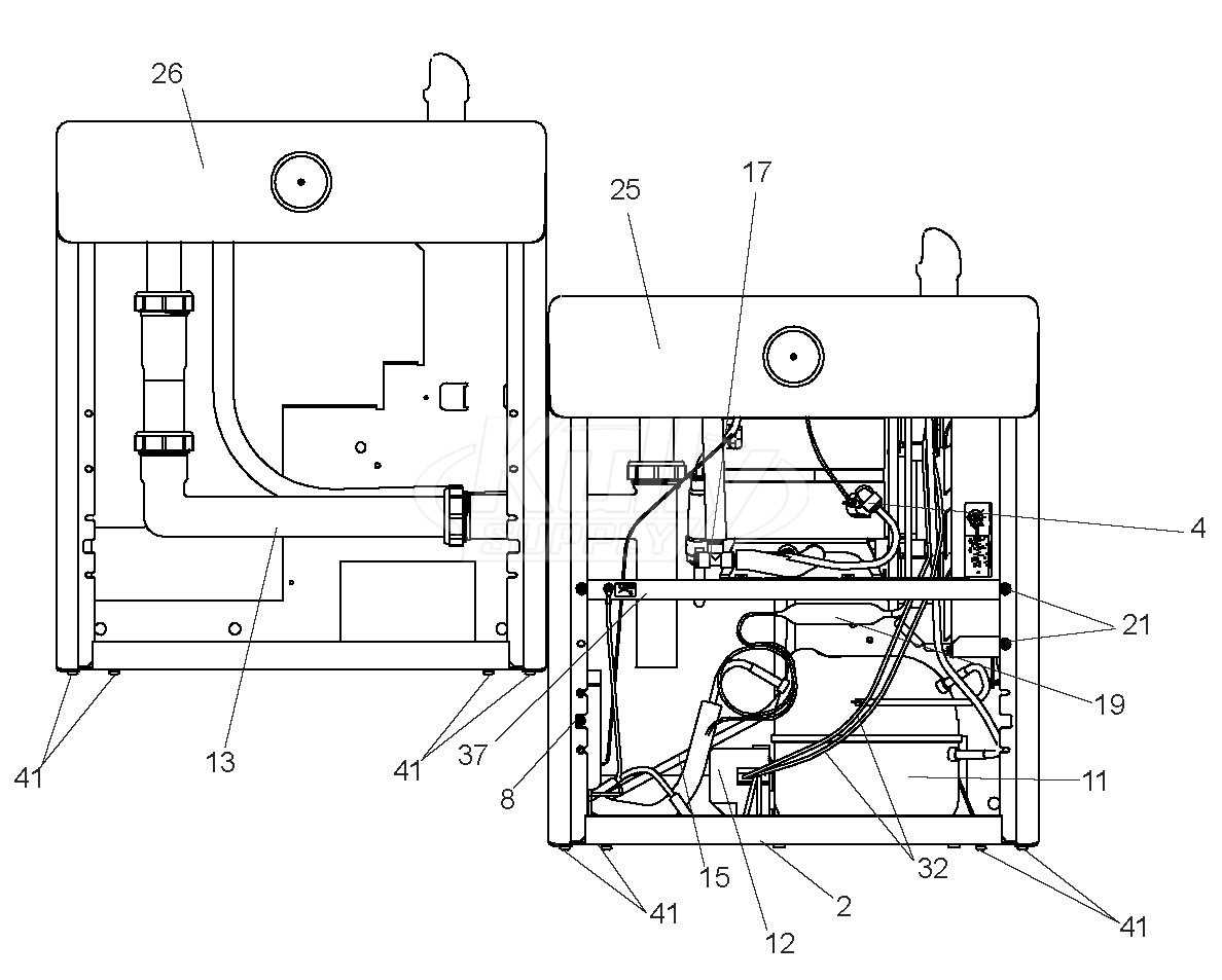 elkay water fountain parts diagram