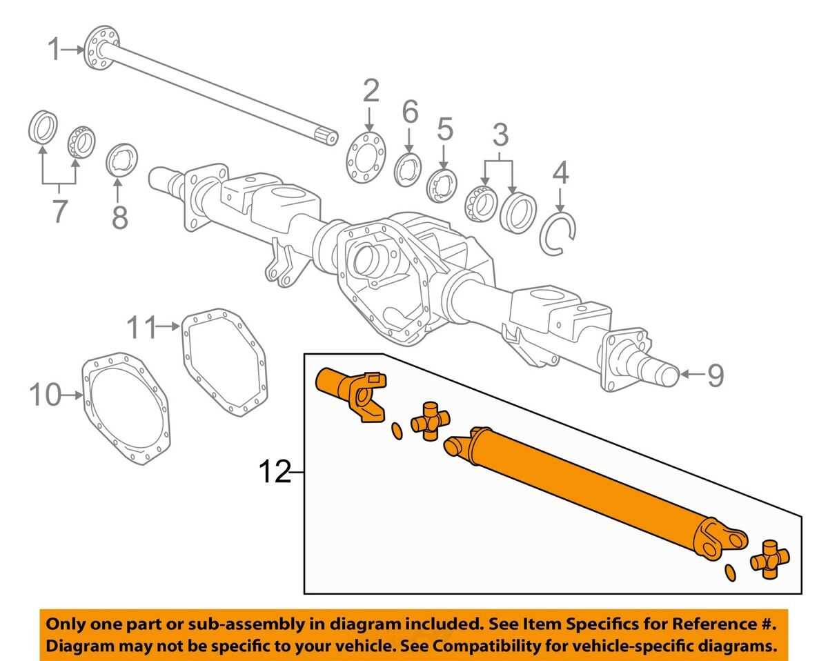 drive shaft parts diagram