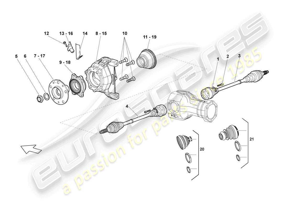 drive shaft parts diagram