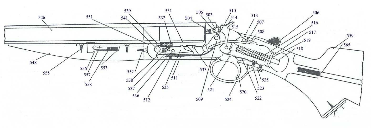 Single Shot Shotgun Parts Diagram and Detailed Breakdown