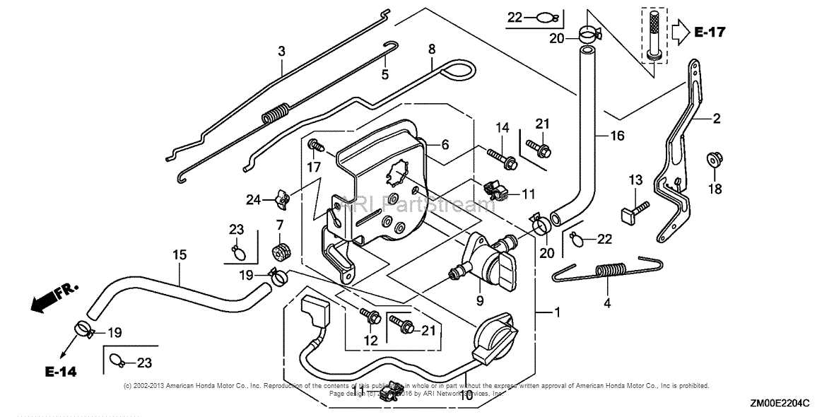 honda gcv160 carburetor parts diagram