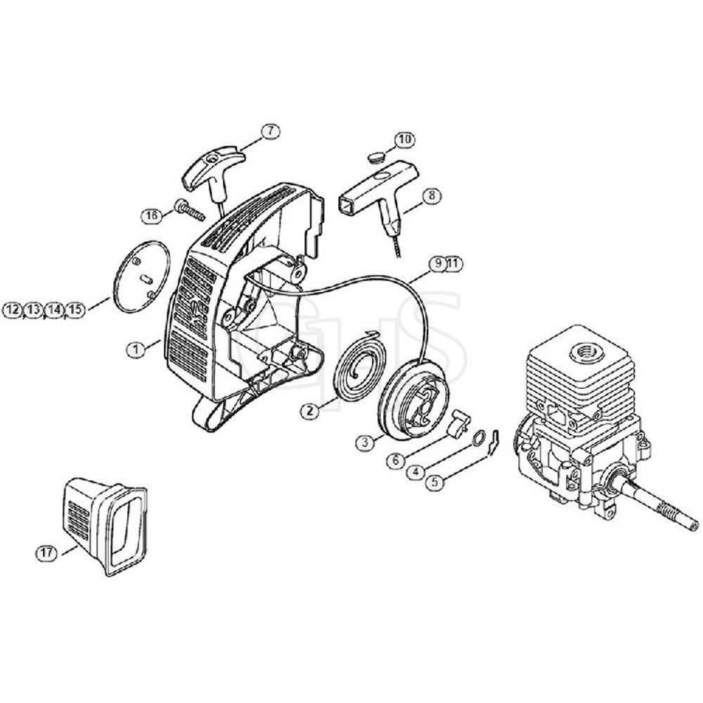 stihl fs 55 r parts diagram