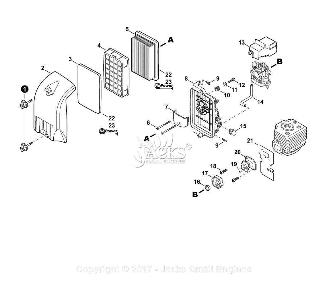 echo blower parts diagram