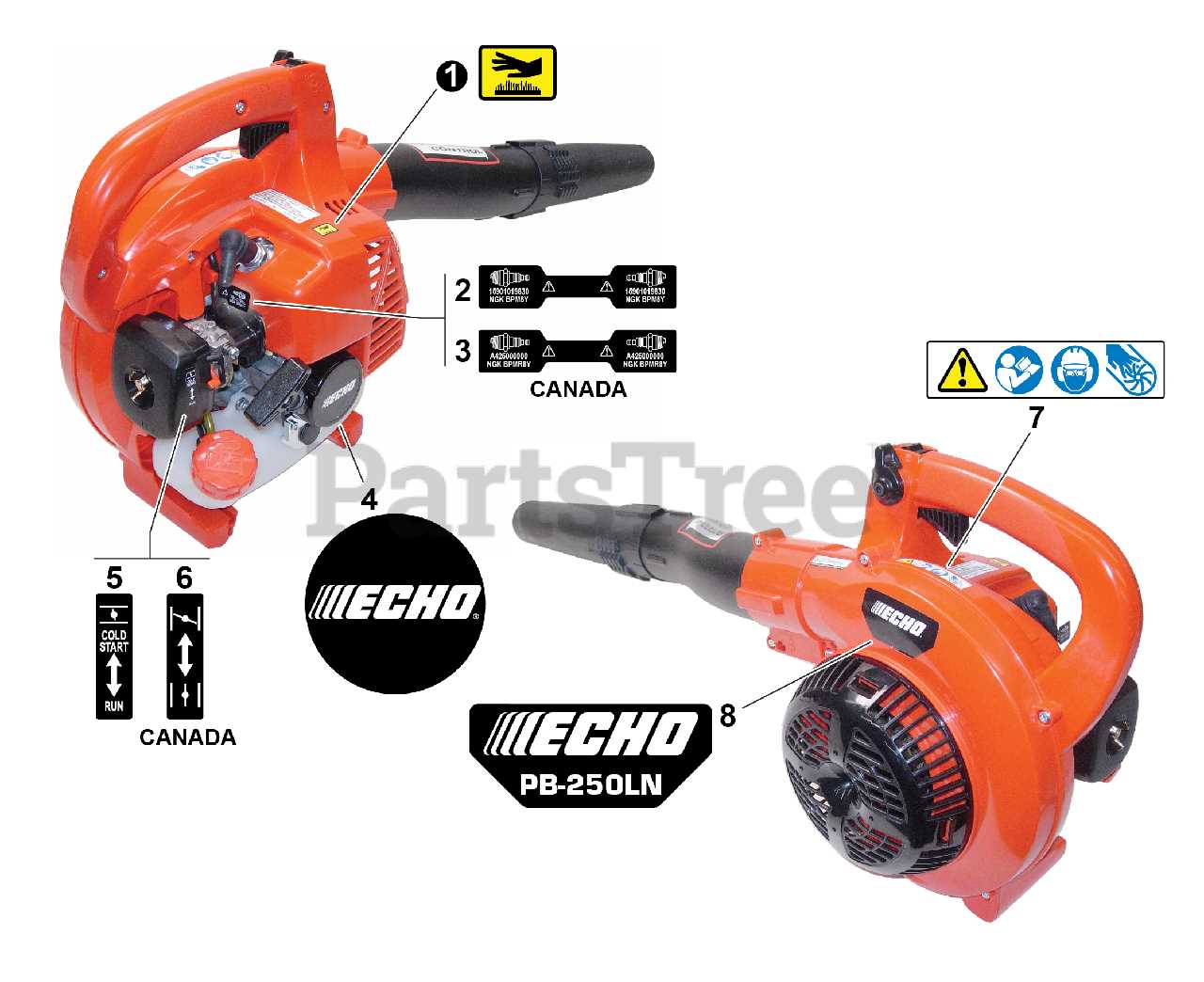 echo pb 250 parts diagram