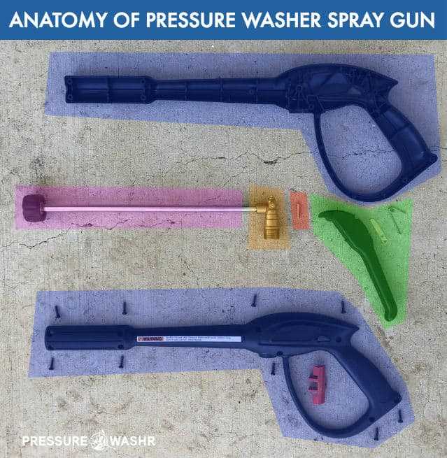 replacement pressure washer gun parts diagram