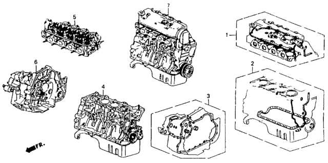 engine bay honda civic engine parts diagram