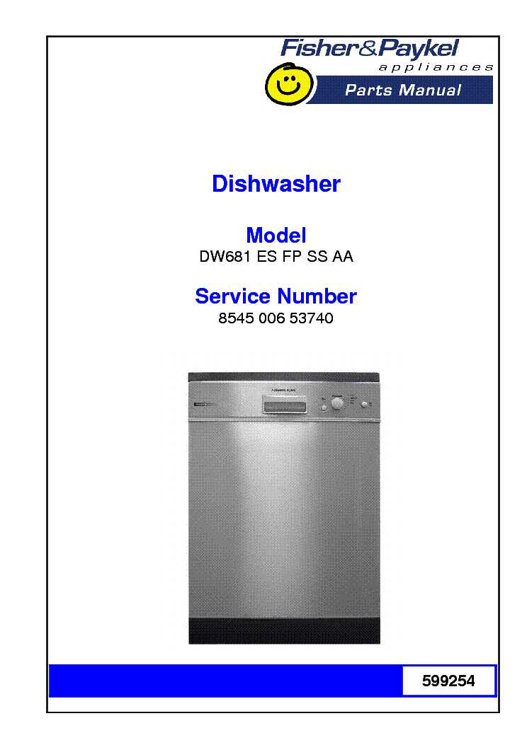 fisher & paykel dishwasher parts diagram