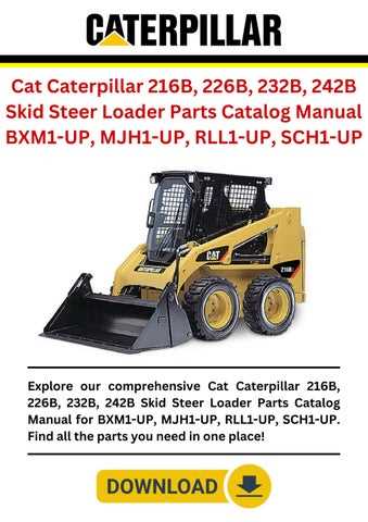 cat skid steer parts diagram