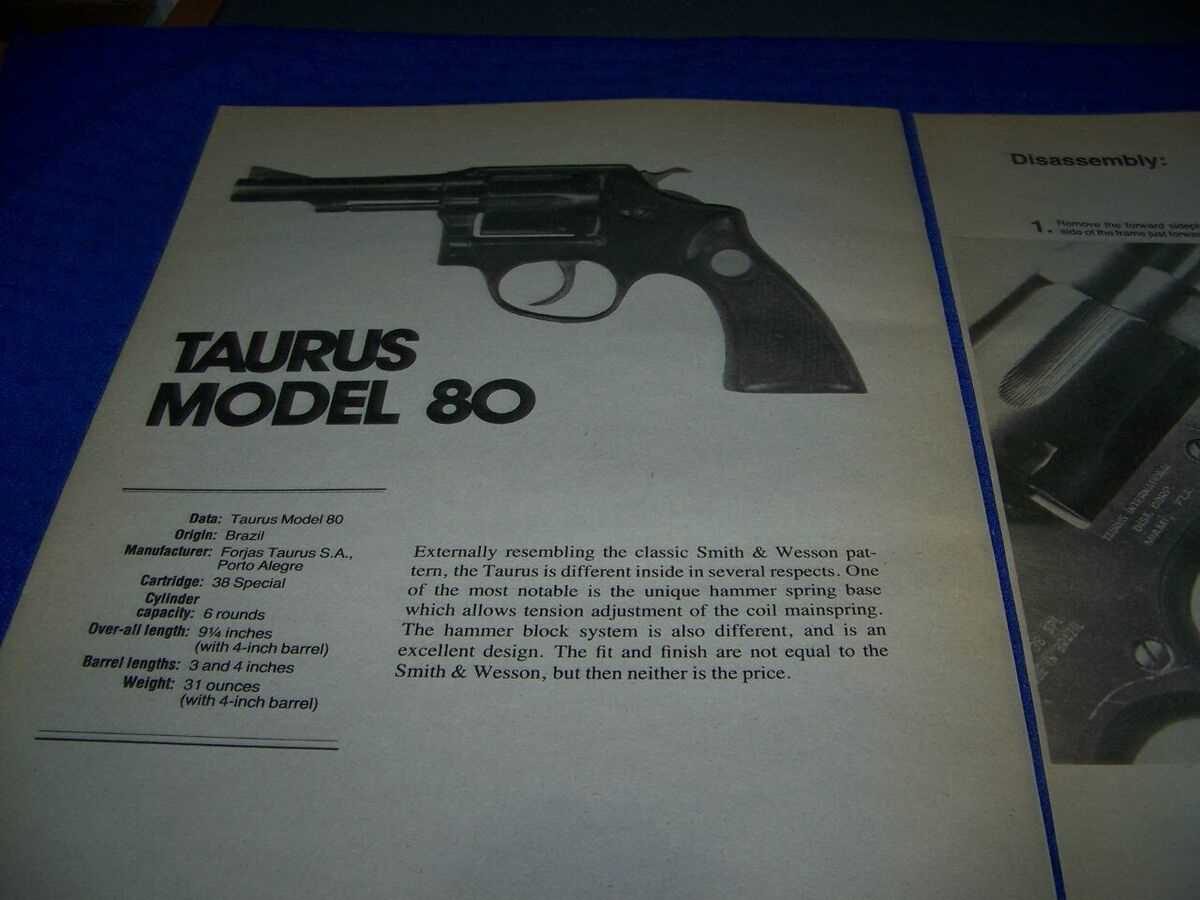 Taurus 38 Special Parts Diagram Comprehensive Guide