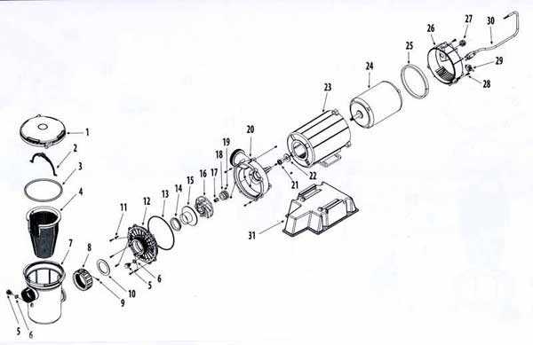 waterway pump parts diagram