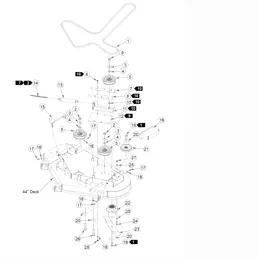 hustler fastrak parts diagram