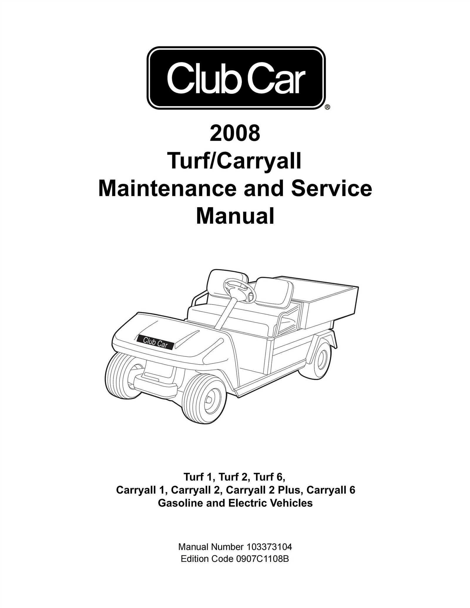 club car carryall parts diagram