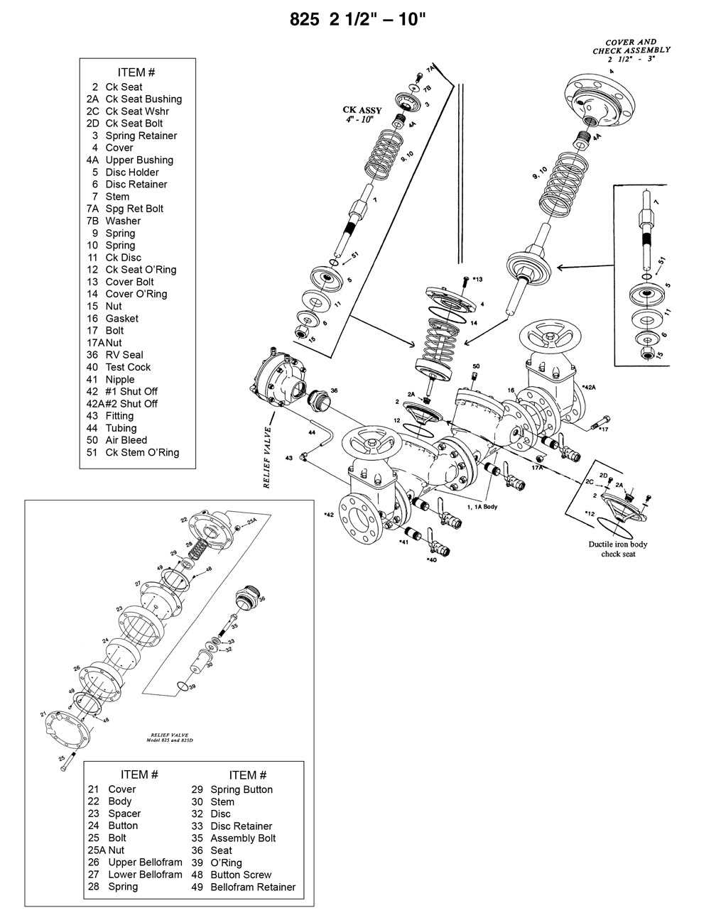 febco 825y parts diagram