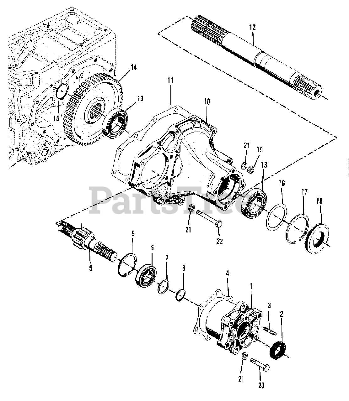 rear differential parts diagram