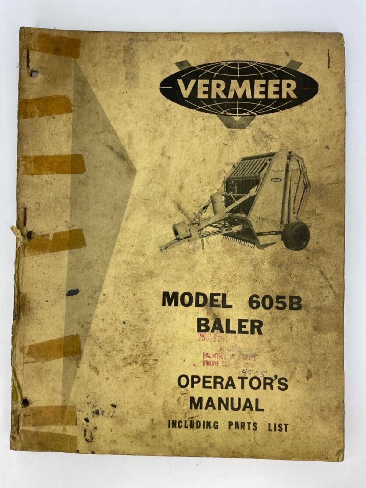 vermeer baler parts diagram