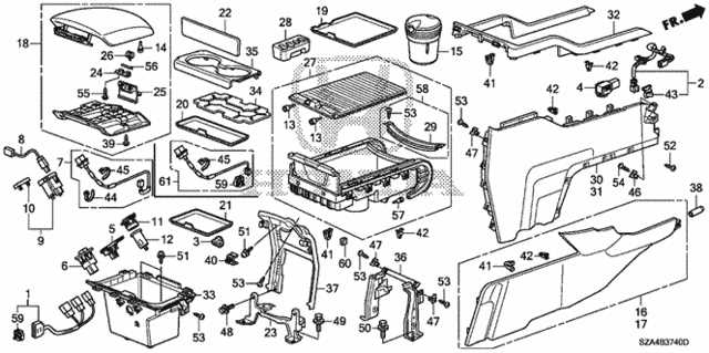 2012 honda pilot parts diagram