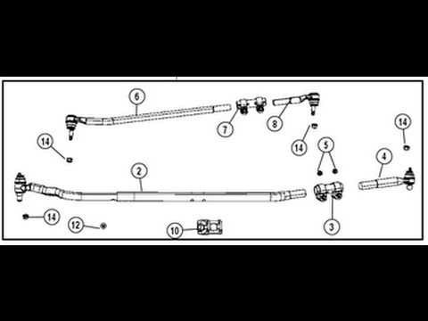 2nd gen dodge ram steering parts diagram