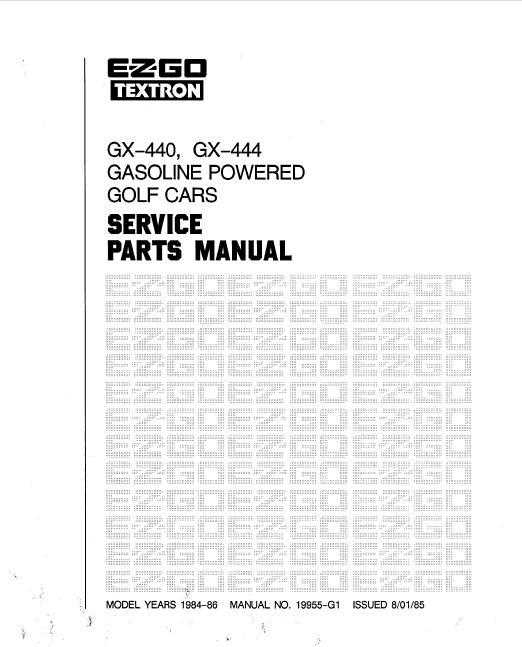 ezgo marathon parts diagram