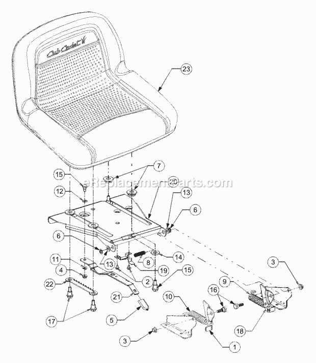 cub cadet st100 parts diagram