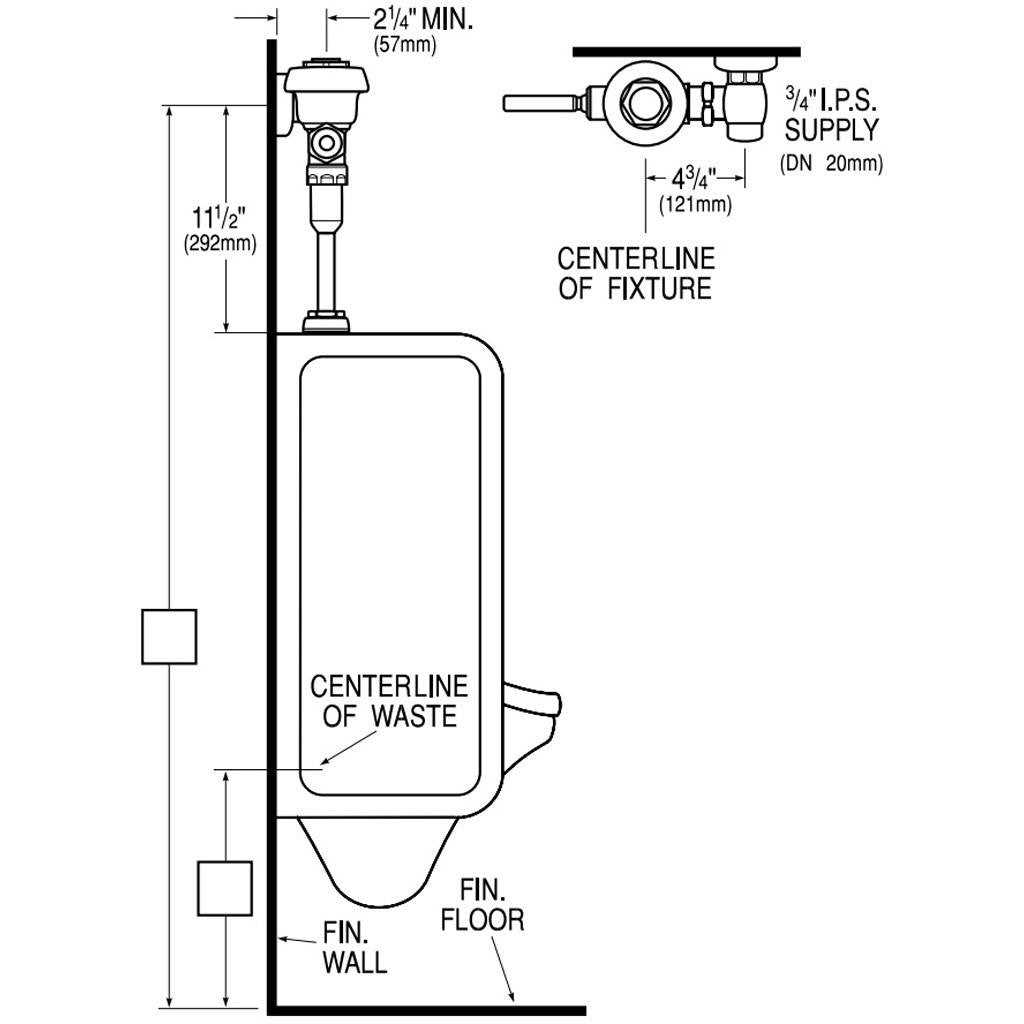 flushometer parts diagram