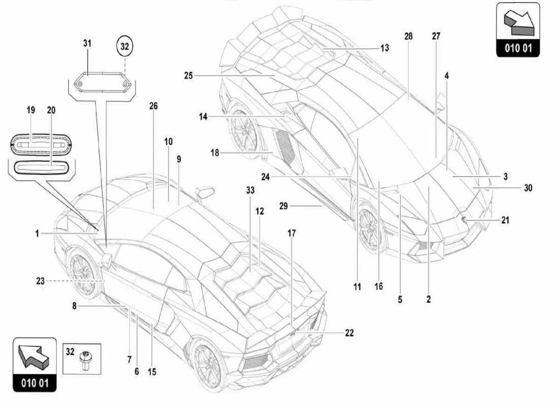 lamborghini parts diagram