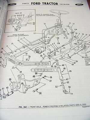 ford 2000 tractor parts diagram