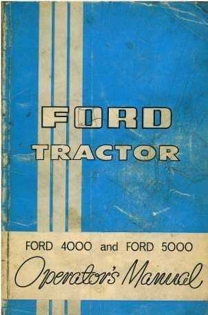 ford 5000 tractor parts diagram