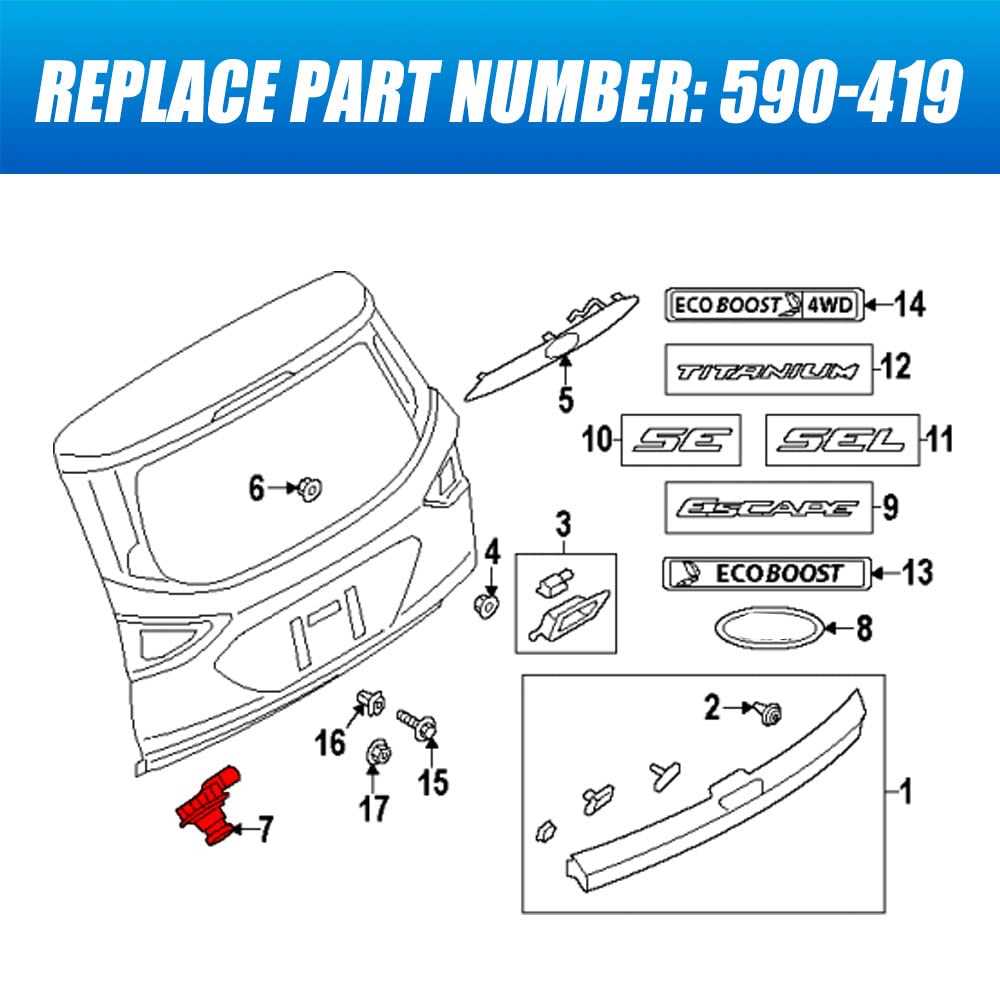 ford escape parts diagram