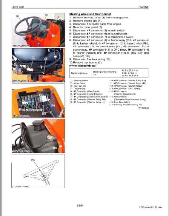 kubota l4400 parts diagram