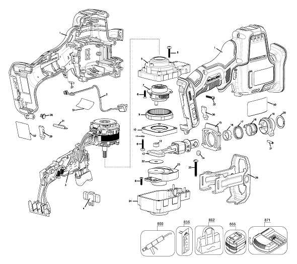 dewalt sawzall parts diagram