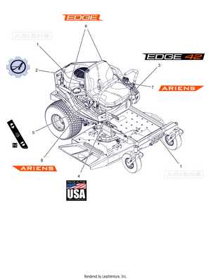 ariens 42 inch riding mower parts diagram