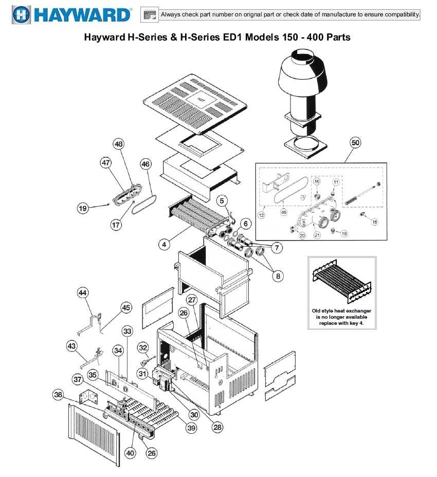 hayward h400 parts diagram