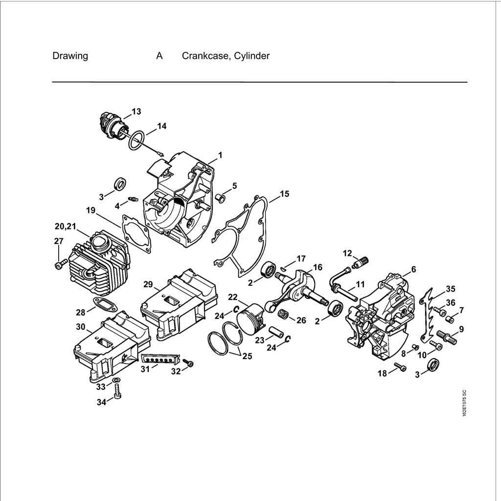 stihl ms 290 parts diagram