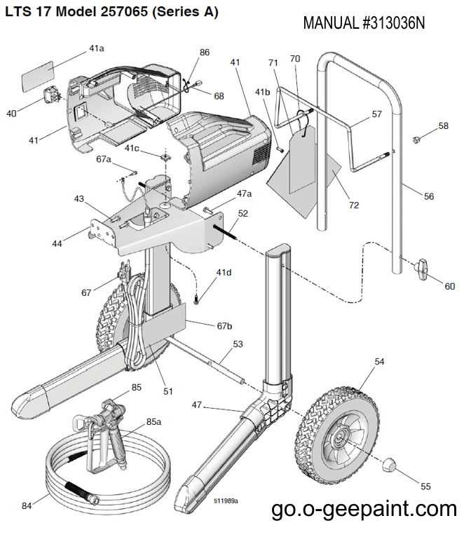 graco magnum pro x9 parts diagram