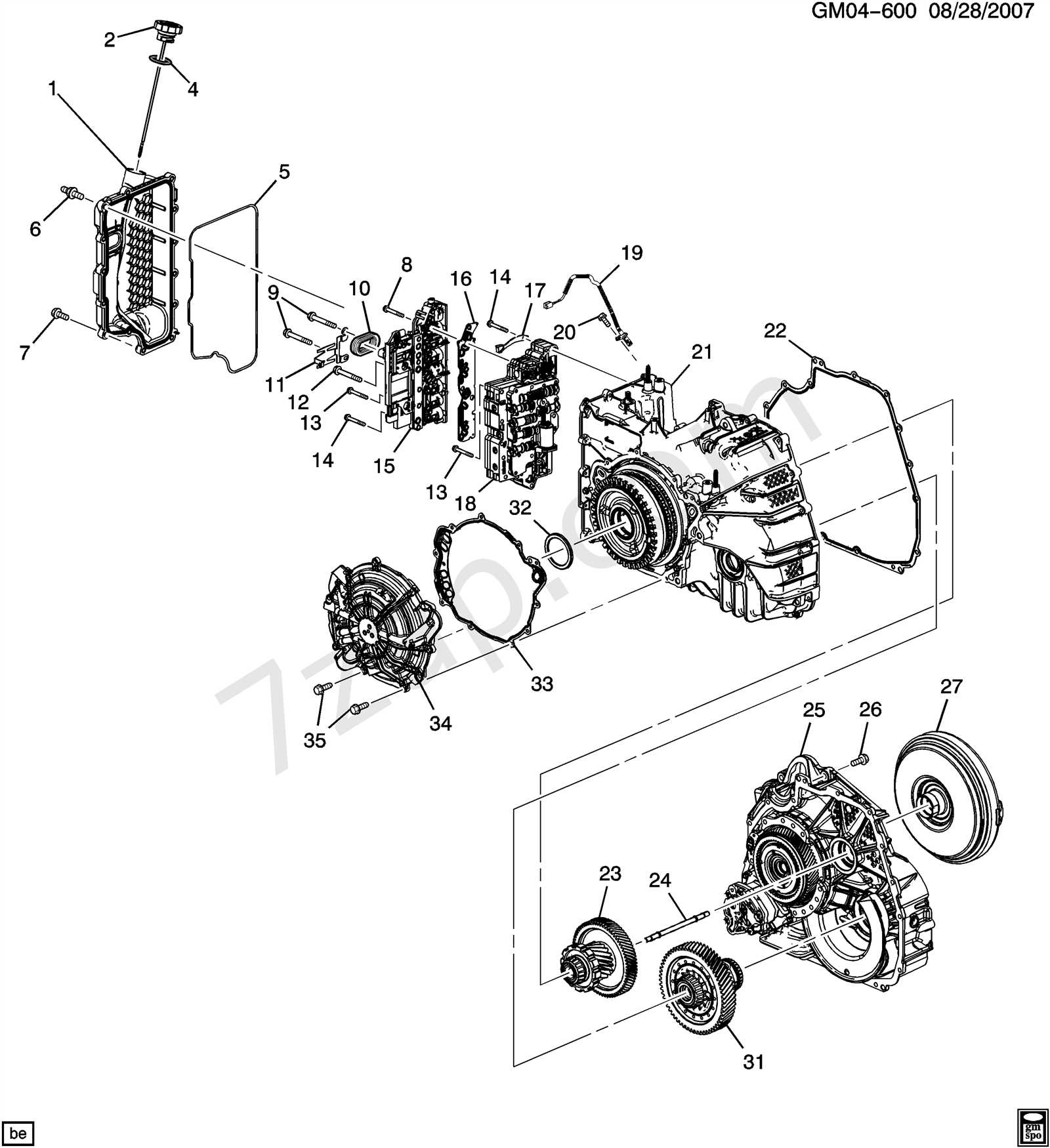 chevy traverse parts diagram