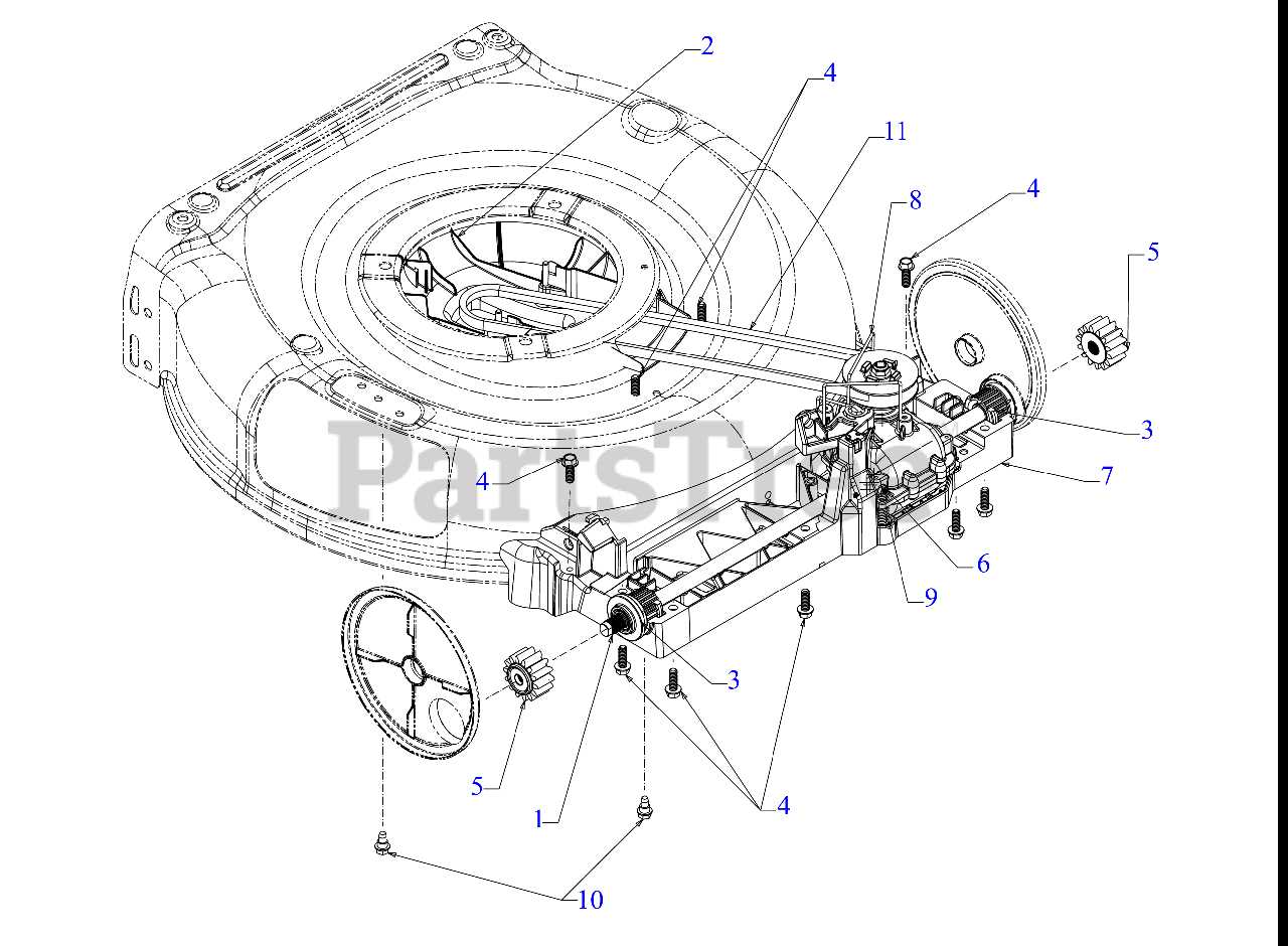 craftsman m210 parts diagram