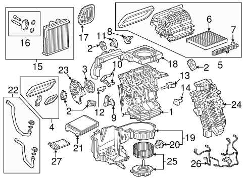 chevy traverse parts diagram
