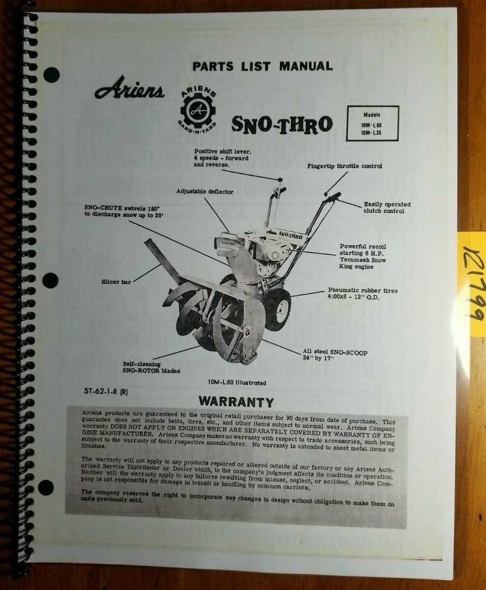 ariens deluxe 28 parts diagram