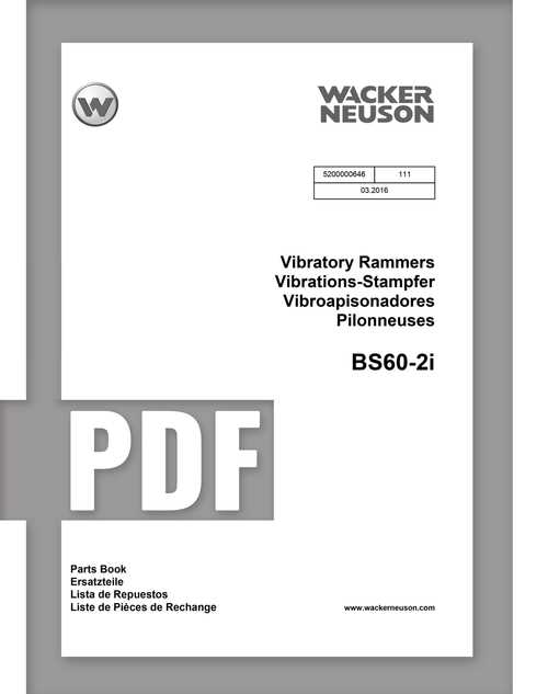 wacker wp1550 parts diagram