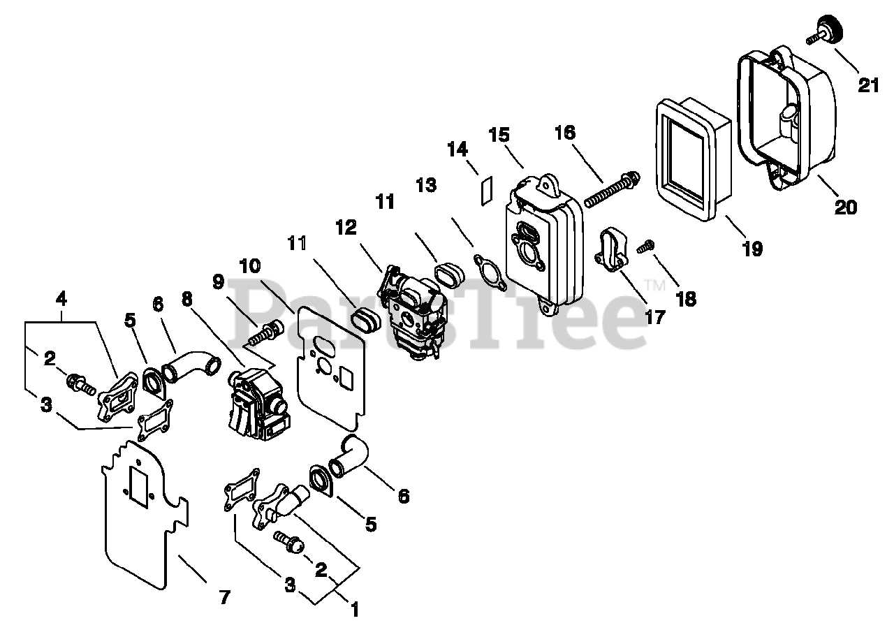 echo blower parts diagram