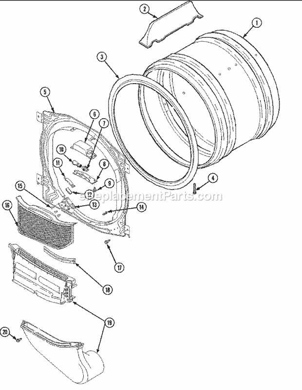 maytag neptune dryer parts diagram