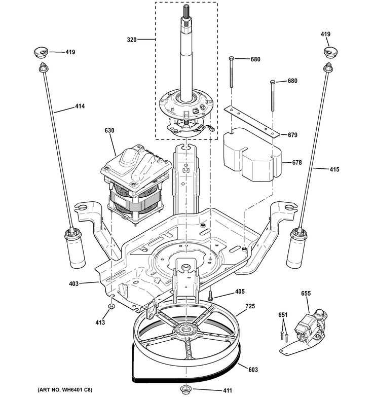 ge top load washer parts diagram