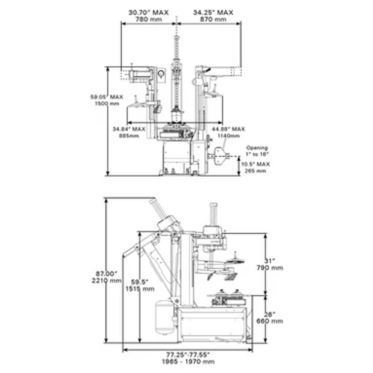 coats tire changer parts diagram