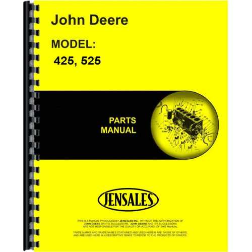 john deere 425 parts diagram