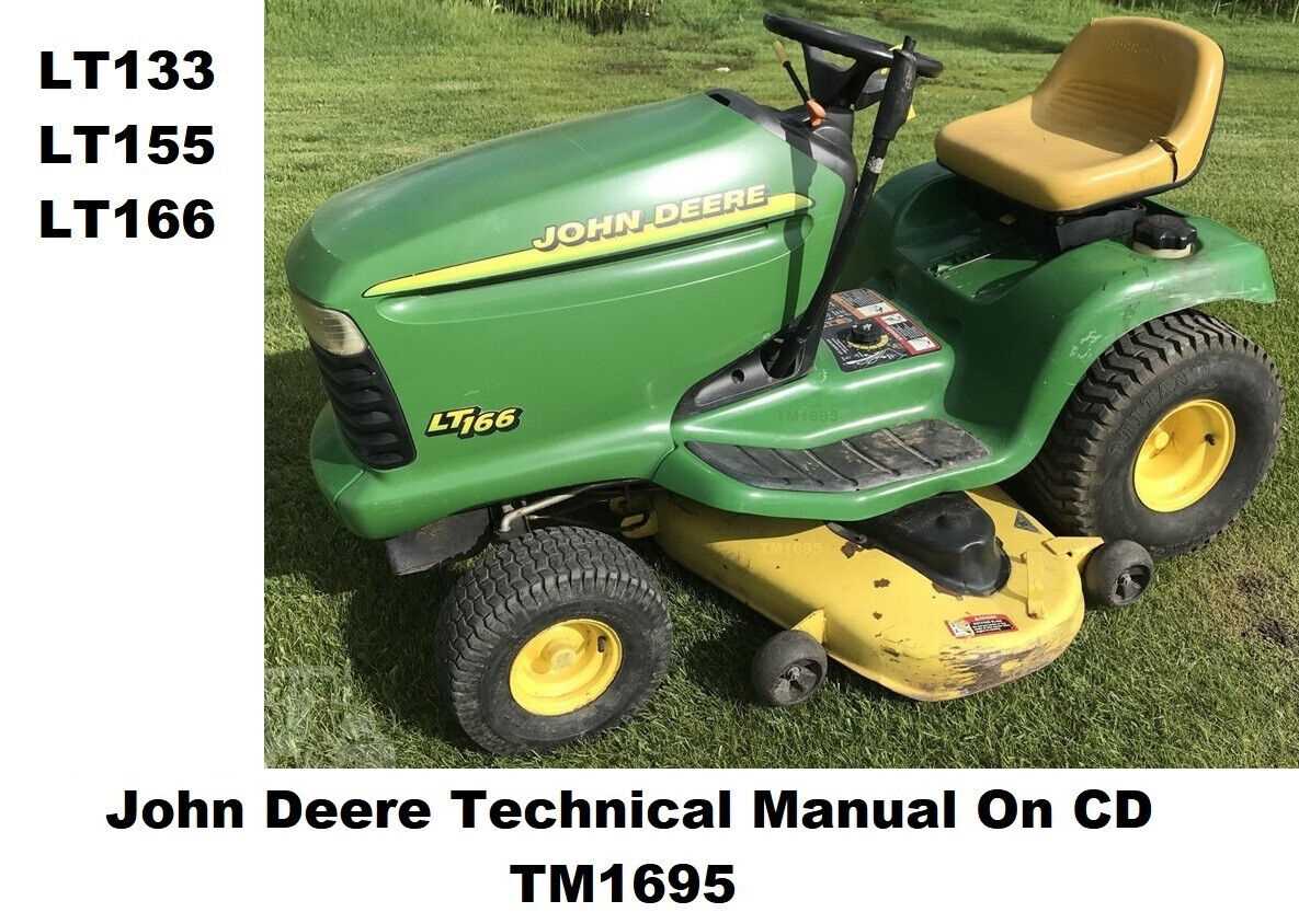 john deere lt166 parts diagram