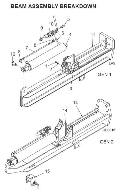 huskee 22 ton log splitter parts diagram