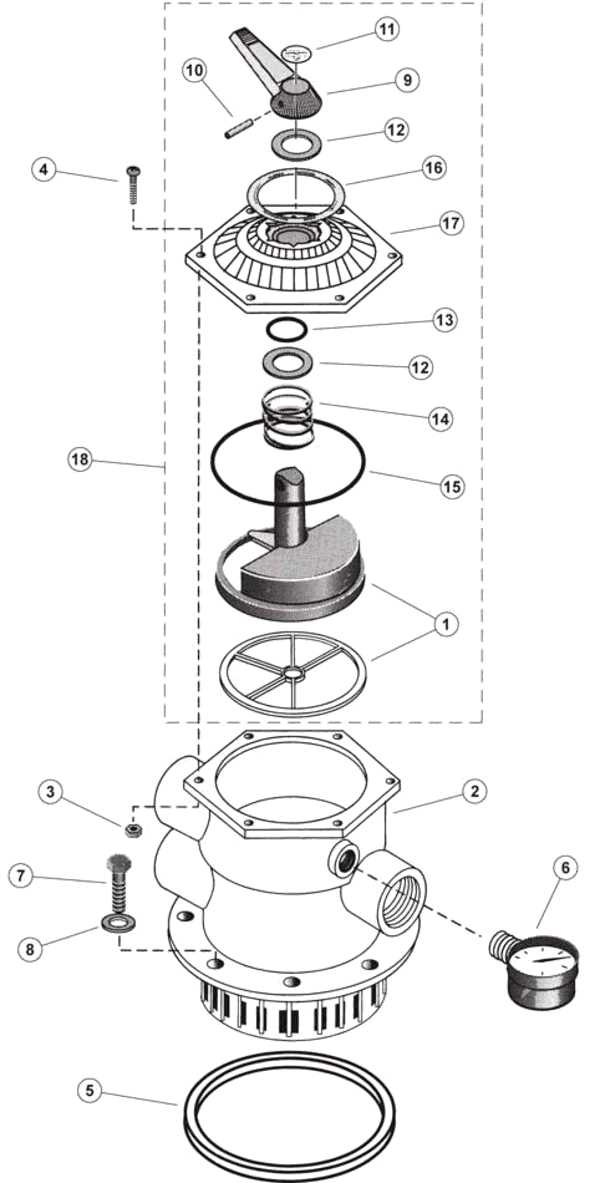 sta rite pool filter parts diagram