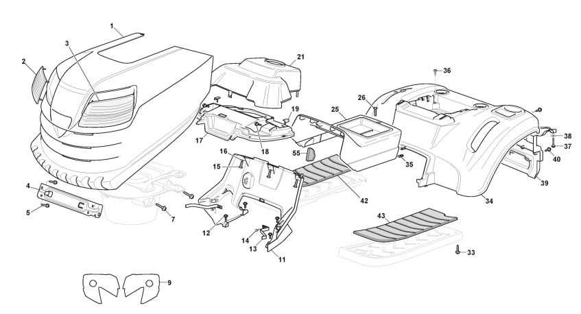 cub cadet lt1042 steering parts diagram