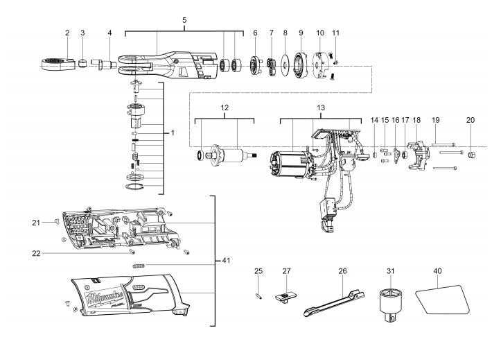 ratchet parts diagram