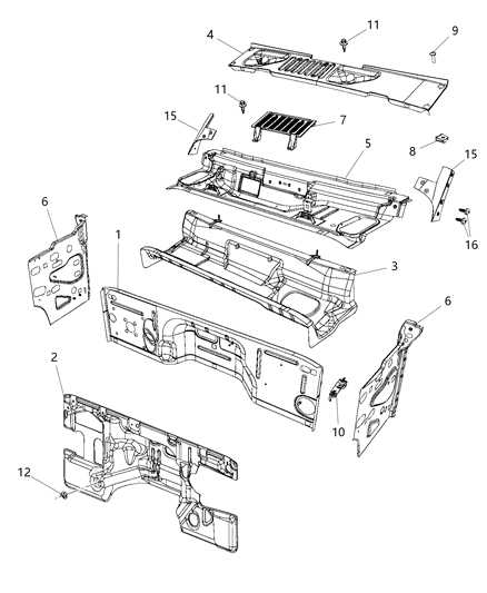 jeep jk parts diagram